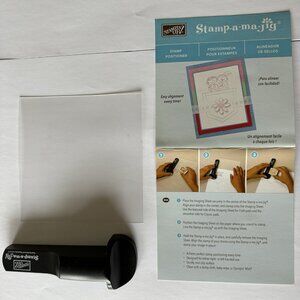 Stampin' Up! Stamping Tool Stamp-a-ma-jig Stamp Positioner & Clear Sheet